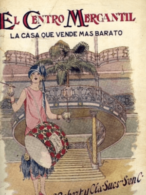 3. Cartel publicitario de El Centro Mercantil, ca. 1920